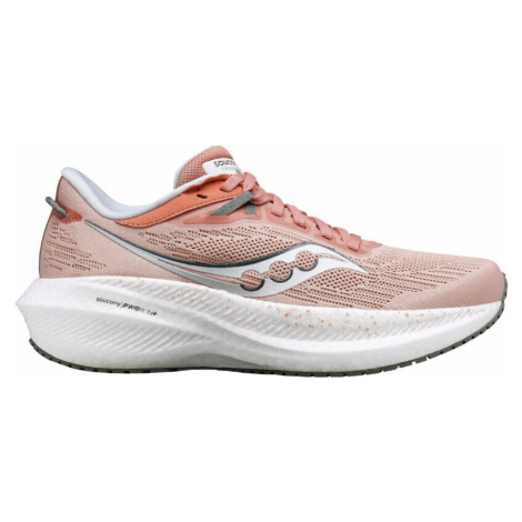 Saucony Triumph 21 Womens Lotus/Bough Cestná bežecká obuv