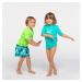 Chlapčenské plážové šortky 100 Shadow zelené