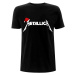 Metallica Tričko Santa Hat Logo Unisex Black