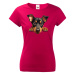 Dámské tričko Doberman - tričko pre milovníkov psov