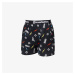 Trenírky Horsefeathers Frazier Boxer Shorts Black/ Ignite Print