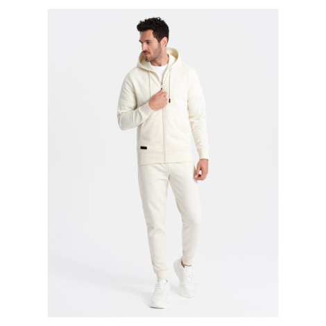 Ombre BASIC men's sweatshirt set unbuttoned sweatshirt + joggers