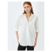 Koton Oversize Shirt Long Sleeve Cotton