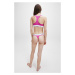 Růžová sportovní podprsenka Unlined Bralette Calvin Klein Underwear