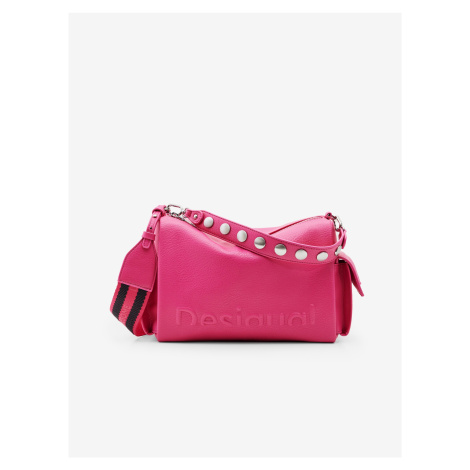 Pink Women Small Handbag Desigual Half Logo Habana - Women