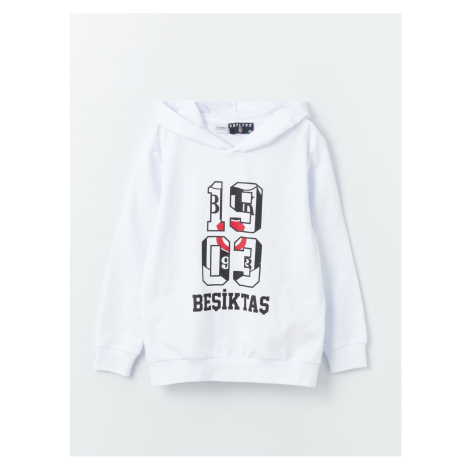 LC Waikiki Beşiktaş Boys Printed Long Sleeve Hoodie