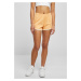 Women's Organic Interlock Retro Hotpants Paleo Orange/White Sand