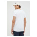 Bavlnené tričko Samsoe Samsoe KRONOS biela farba, jednofarebné, M00012003