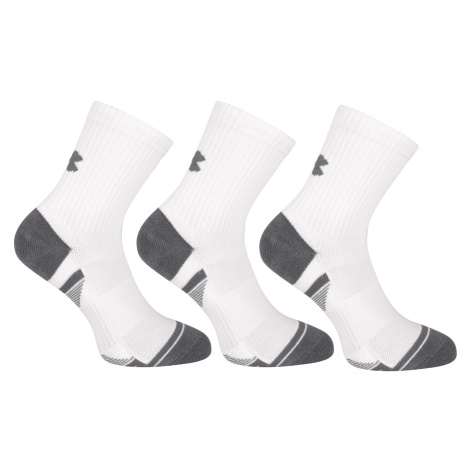 3PACK ponožky Under Armour bielé (1379530 100)