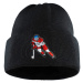 Bontis Pletená čiapka s výšivkou Hokej - Čierna