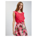 Ružová dámska kvetovaná sukňa ORSAY