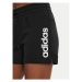 Adidas Športové kraťasy Essentials Linear French Terry Shorts IC4442 Čierna Slim Fit