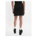 Čierna dámska tepláková krátka sukňa Calvin Klein Jeans