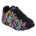 Dievčenská rekreačná obuv SKECHERS Uno Lite X JGoldCrown Lace Up black multi