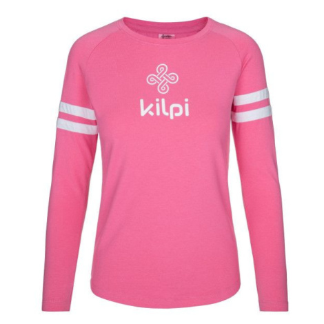 Women's cotton long sleeve T-shirt KÎLPIES MAGPIES-W PINK Kilpi
