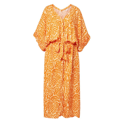 Monki Šaty  oranžová / svetlooranžová
