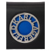 Karl Lagerfeld Taška cez rameno 'Disk'  modrá / čierna / strieborná