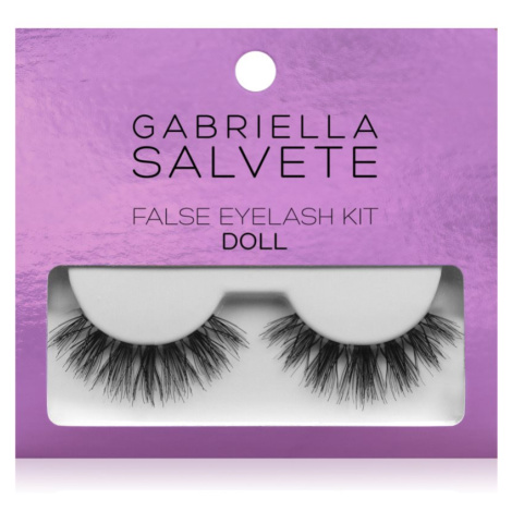 Gabriella Salvete False Eyelash Kit Doll umelé mihalnice s lepidlom