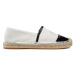 KARL LAGERFELD Espadrilky KL80108A Biela