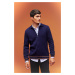 DEFACTO Standard Fit Polo Neck Knitwear Cardigan