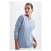 DEFACTO Regular Fit Crew Neck Sweater