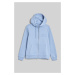 MIKINA GANT REG TONAL SHIELD ZIP HOODIE BLUE WATER