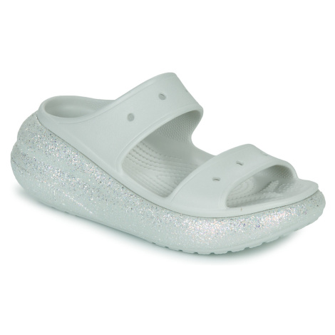 Crocs  CLASSIC CRUSH GLITTER SANDAL  Šľapky Biela