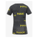 Tmavosivé detské vzorované tričko NAX ERDO