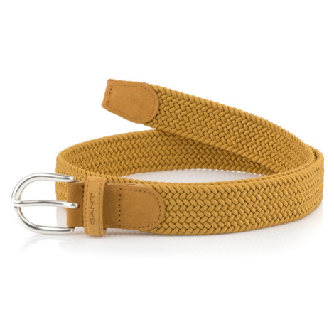 OPASOK GANT ELASTIC BRAID BELT CINNAMON BROWN