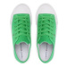 Tommy Hilfiger Plátenky Low Cut Lace-Up Sneaker T3A9-32677-0890 Zelená