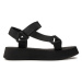 Calvin Klein Jeans Sandále Sandal Velcro Webbing In Mtl YW0YW01480 Čierna