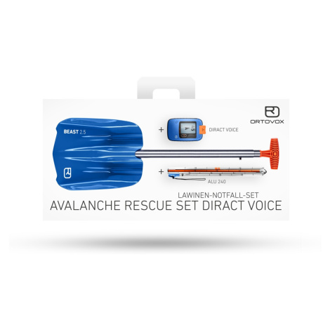 Lavínový set Ortovox Rescue Set Diract Voice Farba: modrá