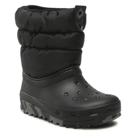 Crocs Snehule Classic Neo Puff Boot K 207684 Čierna