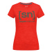[sn] super.natural W Essential I.D.Tee high risk red/olive night