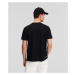 Tričko Karl Lagerfeld Monogram Degrade T-Shirt Black/White Check Monogram