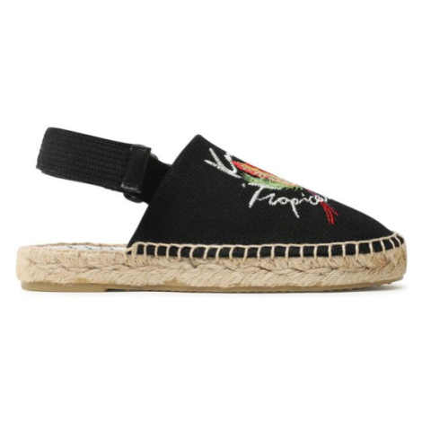 Kenzo Kids Espadrilky K19093 Čierna