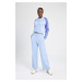 DEFACTO Fit Wide Leg Pocketed Wide Leg Standard Pique Sweatpants