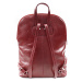 Červený kožený batoh 311-8955-31