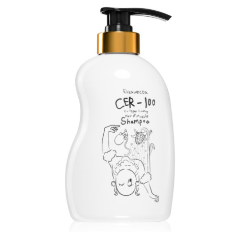 Elizavecca Cer-100 Collagen Coating Hair Muscle Shampoo hĺbkovo čistiaci šampón s kolagénom