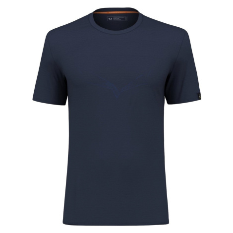 Salewa  Puez Eagle Sketch Merino Men's T-Shirt 28340-3960  Tričká a polokošele Modrá