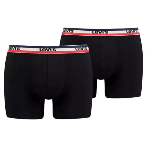 ČIERNA SADA BOXERIEK LEVI'S BOXER 2 PAIRS BRIEFS 37149-0204 Levi´s