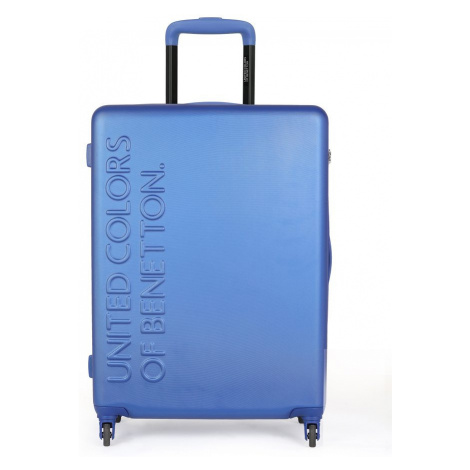 United Colors of Benetton Skořepinový cestovní kufr UCB Medium 60 l - modrá