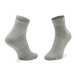 Skechers Súprava 3 párov vysokých ponožiek unisex SK42017 Sivá