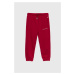 Detské tepláky Calvin Klein Jeans ružová farba, jednofarebné