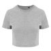 Just Ts Dámsky crop top JT006 Heather Grey