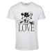 Minnie Loves Mickey Tee women's T-shirt white