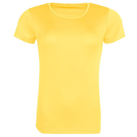 Just Cool Dámske funkčné triko JC205 Sun Yellow