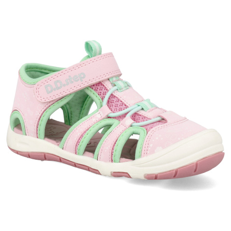 Dětské sandály D.D.step - G065-51957E Daisy pink růžové