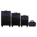 MODRO-ČIERNA SADA CESTOVNÝCH KUFROV S PRÍRUČNOU BATOŽINOU LN01 LN01, SET OF 3 SUITCASES (L, M, S