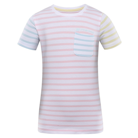 Children's cotton T-shirt ALPINE PRO BOATERO roseate spoonbill